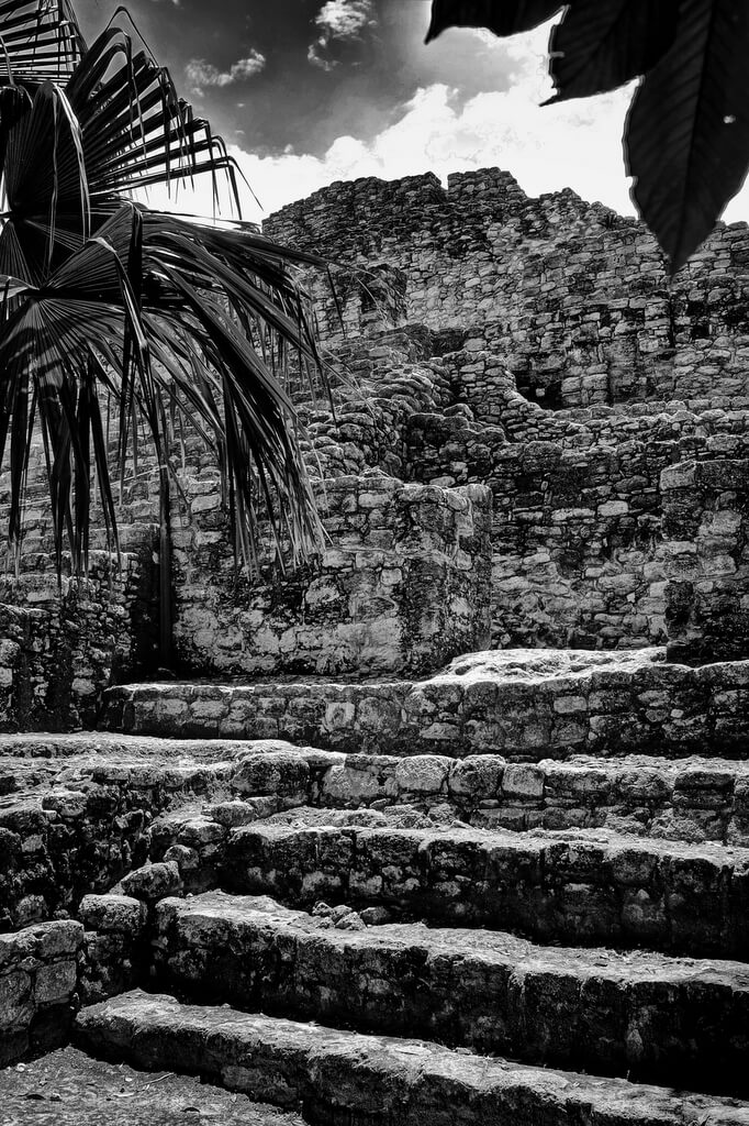 Chachobben Mayan Ruins in Mexican Jungle